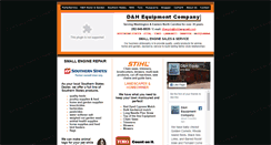 Desktop Screenshot of dhequipment.com